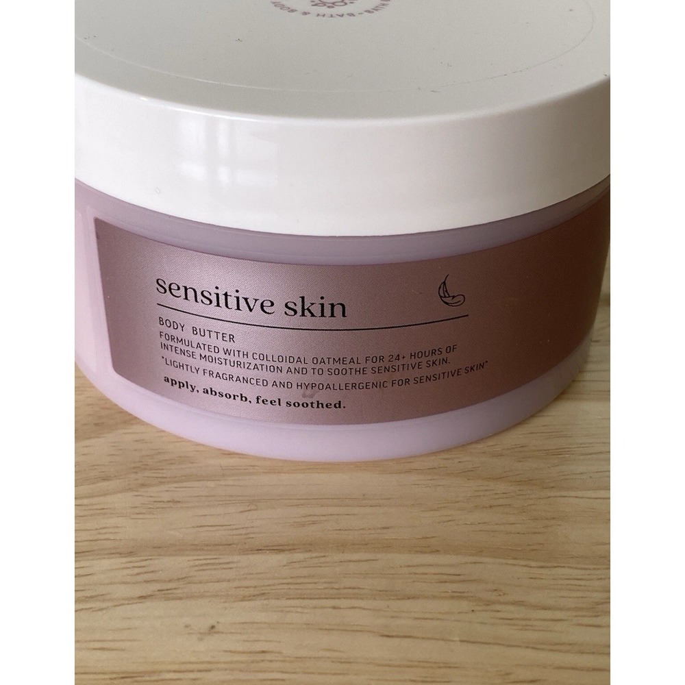 BRAND NEW 2 Bath & Body Works Oatmeal Sensitive Skin 6.5 OZ Body Butter - Picture 2 of 3